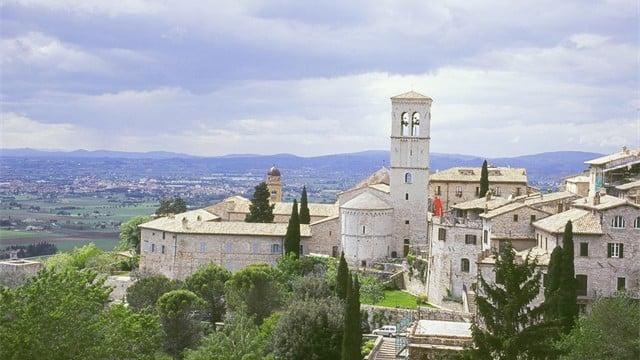 Glorious views from Assisi in Umbria