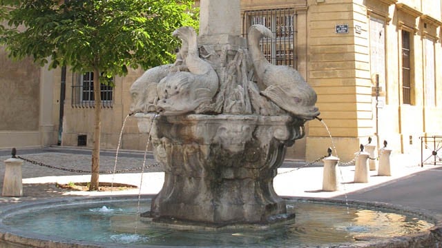 Dolphin fountain - fascinating architecture