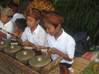 Gamelan games in Bali