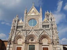 Magnificent renaissance architecture of the Duomo in Siena