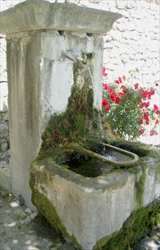 Typical village fountain