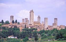 The many towered village of St Gimignano