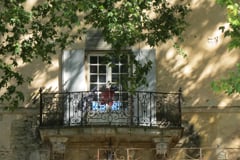 Gorgious bastide in Provence under dappled shade