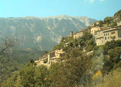 Hillside village in Provence by Jill MacDonald