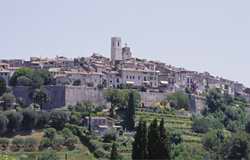 The famous village of St Paul de Vence on the Cote d'Azur